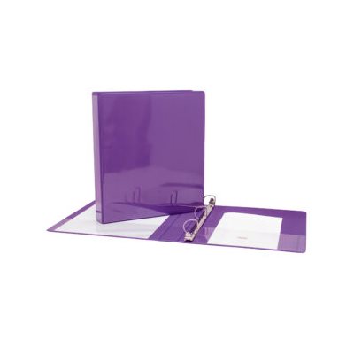 CARTABLE 1 POUCE PAGE COUVERTURE MAUVE