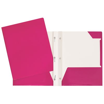 DUO-TANG LAMINÉ LG POCHETTE ROSE