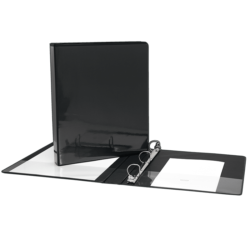 CARTABLE 1,5 POUCE PAGE COUVERTURE NOIR