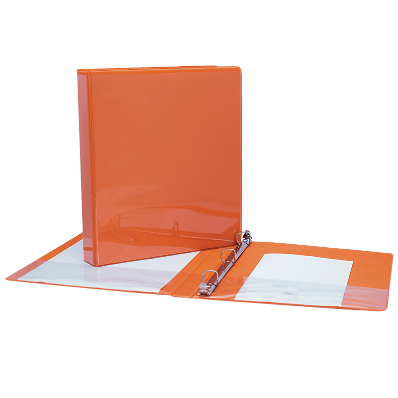 CARTABLE 1,5 POUCE PAGE COUVERTURE ORANGE