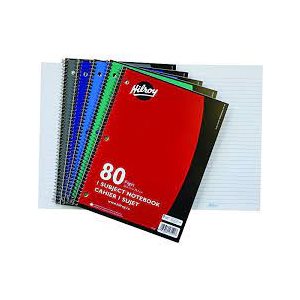 CAHIER SPIRALE QUAD. 5MM 80 PAGES